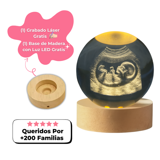 Esfera de Cristal Eterna Personalizada