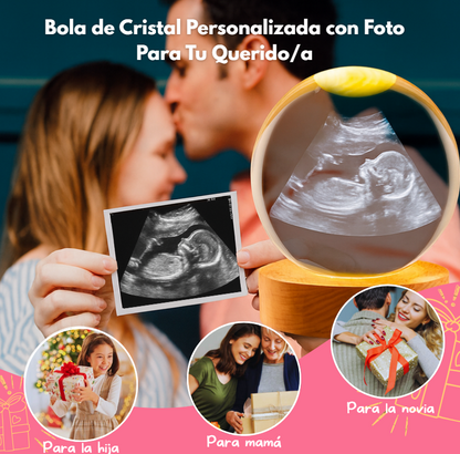 Esfera de Cristal Eterna Personalizada